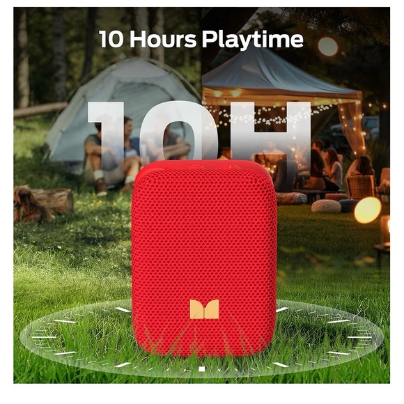 Atomic Atom Red Portable Bluetooth Speaker - Picture 9 of 13